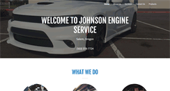 Desktop Screenshot of johnsonengineservice.com
