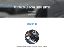 Tablet Screenshot of johnsonengineservice.com